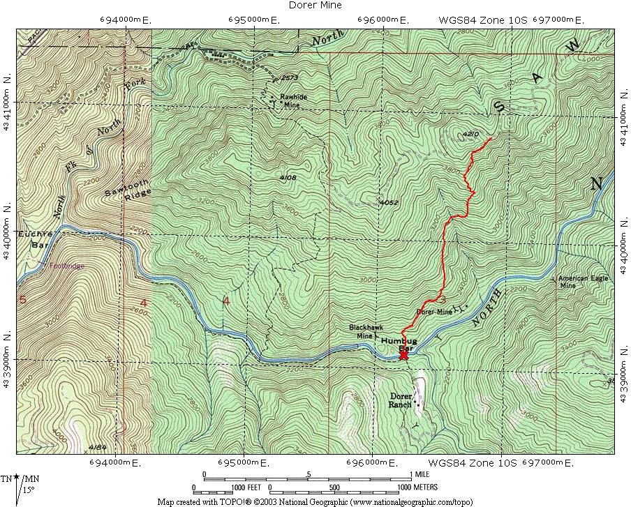 Dorer Mine - North Fork Trails