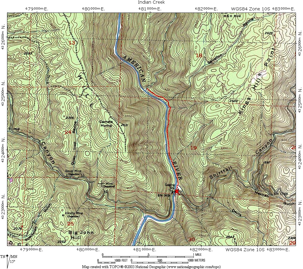 Indian Creek - North Fork Trails